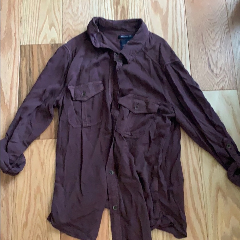 American Eagle button up